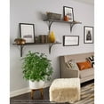 thumbnail image 3 of ClosetMaid Premium Wood Solid Closet Wall Organizer Shelf with Kit, Espresso, 3 of 11
