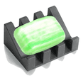 thumbnail image 2 of Jabonera De Silicona Con Drenaje 2 Piezas Xtellar Color Negro, 2 of 3