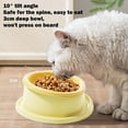 thumbnail image 7 of Pet Bowls Dog Bowls Cat Bowls Silicone Elevated Feeder 10 Degree Tilt Neck Protection Non Slip Whisker Friendly Food Water Bowl for Cats Dogs Indoor by PALIFEUR, 7 of 7