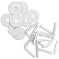 thumbnail image 5 of Zehuanyu 8 Pcs Kit Screws Electric Fan Accessories 5.00X5.00X1.00CM Silver, 5 of 8