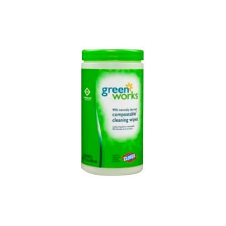 Green Works Cleaning Wipes, 62 Wipes