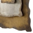 thumbnail image 6 of Maklaine Contemporary Metal Wall Panel in Gold and Silver Finish, 6 of 7