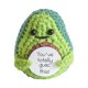 thumbnail image 2 of Divertida Patata Positiva Muñeca Tejida Con Tarjeta Afirmación Positiva Divertida Muñeca Tejida Patata (C) Aguacate, 2 of 2