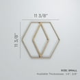 thumbnail image 3 of Hillrose Decorative Fretwork Wood Wall Panels, Small, 13 1/8"W x 11 3/8"H x 1/4"T, Alder, 3 of 18