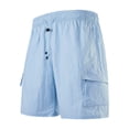 thumbnail image 2 of Women'S Solid Color Hooded Pocket With Elastic Waist Shorts Everyday Shorts Summer Fashion Clothing Business Casual Outfits Athletic Stretchy, 2 of 7