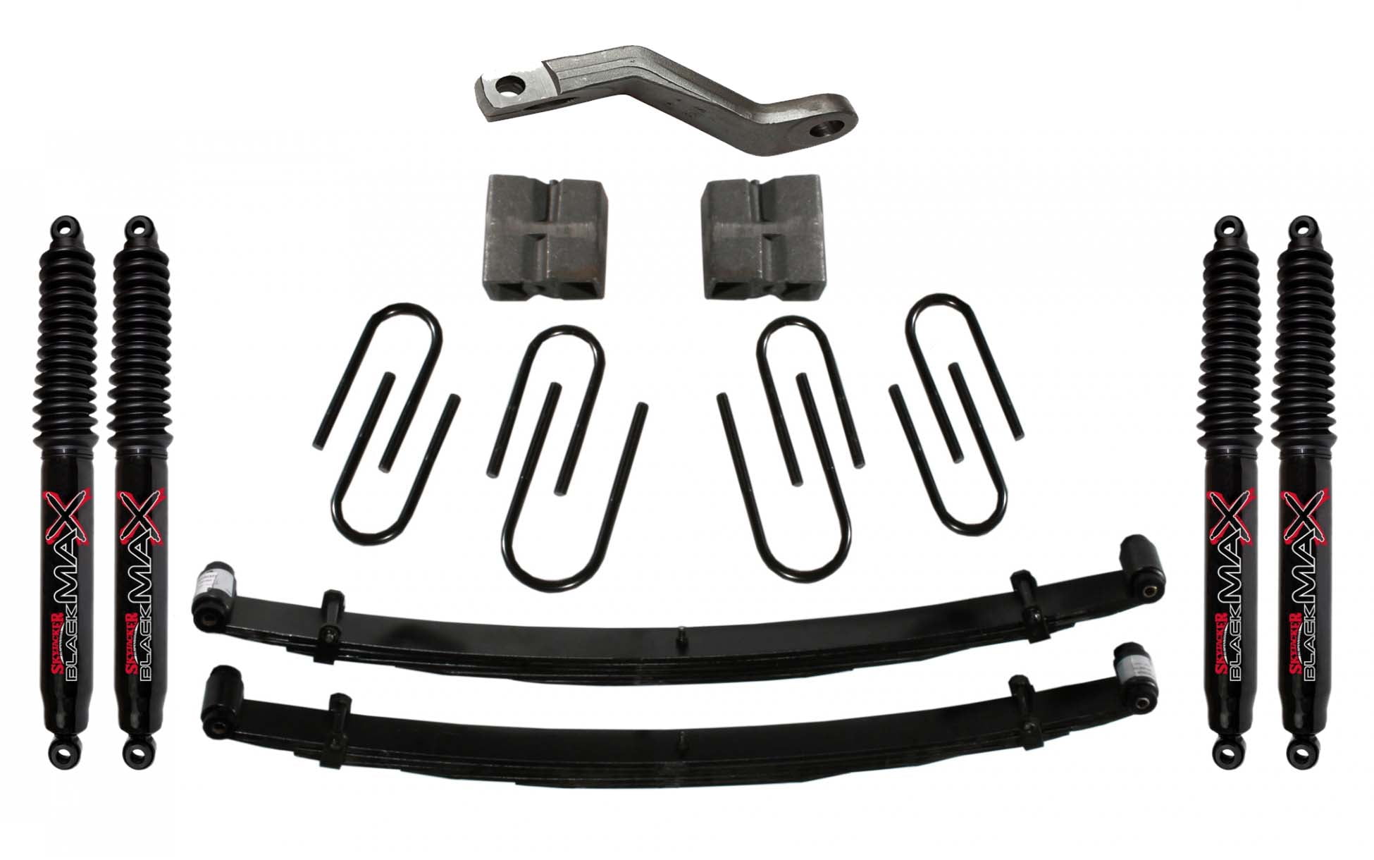 Skyjacker 2.5" Lift Kit w/Black Max Shocks for 6772 K10/K15/K/K25 4x4