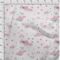 thumbnail image 4 of oneOone Rayon Blush Pink Fabric Kids Craft Projects Decor Fabric Printed By The Yard 56 Inch Wide, 4 of 4