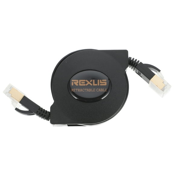 Network Cable 1.5-Meter Portable Cat 7 Retractable Ethernet Cord Patch Cable