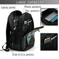 thumbnail image 4 of Bingfone Steampunk Mechanical Butterfly for USB Backpack, Multi-compartment Multi-pocket Computer Backpack, Suitable for Travel, Business, Leisure, Unisex, 4 of 7