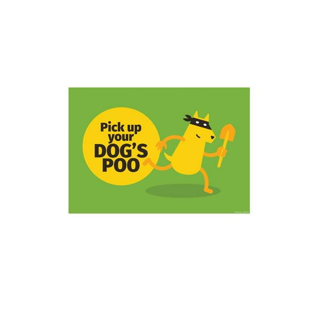 Advanced Graphics 3065 23 x 16 Pouces. Ramasser Votre Chien Poo Yard Signe