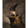 thumbnail image 3 of Robert S. Duncanson 12x14 Black Modern Framed Museum Art Print Titled - Vulture and its Prey (1844), 3 of 5
