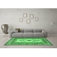 thumbnail image 3 of Ahgly Company Indoor Square Persian Emerald Green Traditional Area Rugs, 3' Square, 3 of 4