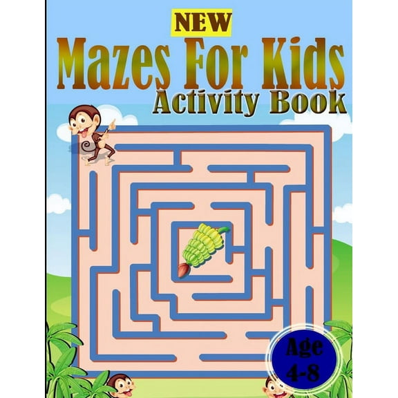 Maze for kids: Creative maze puzzle for kids, (Paperback)