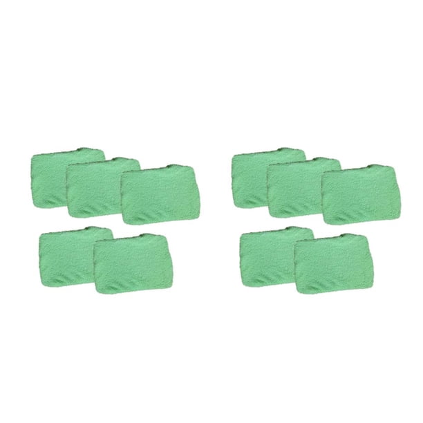 Riwesomey Almohadilla de repuesto para ventana de coche, 5 piezas, herramienta de limpieza de parabrisas, raspador Interior, paño de de Verde 2piezas