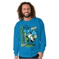 thumbnail image 4 of Popeye Never Quits Asian Inspired Men's Crewneck Sweatshirt Brisco Brands 5X, 4 of 6