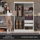 thumbnail image 4 of Ropero Closet Luke Madesa 2 Puertas Con Cajón Con Llave BB 1, 4 of 5
