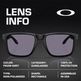 thumbnail image 4 of Oakley OO9487 Holbrook XXL Rectangle Shaped Non-Polarized Sunglasses for Men & Women - Includes Official Eyewear Kit - Matte Black Frame with Prizm Grey Lens, 4 of 6
