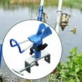 thumbnail image 1 of Soporte para caña de pescar para , soporte para caña de pescar, abrazadera ajustable sobre base de metal, para pesca de curricán para muelles de azul, 1 of 8