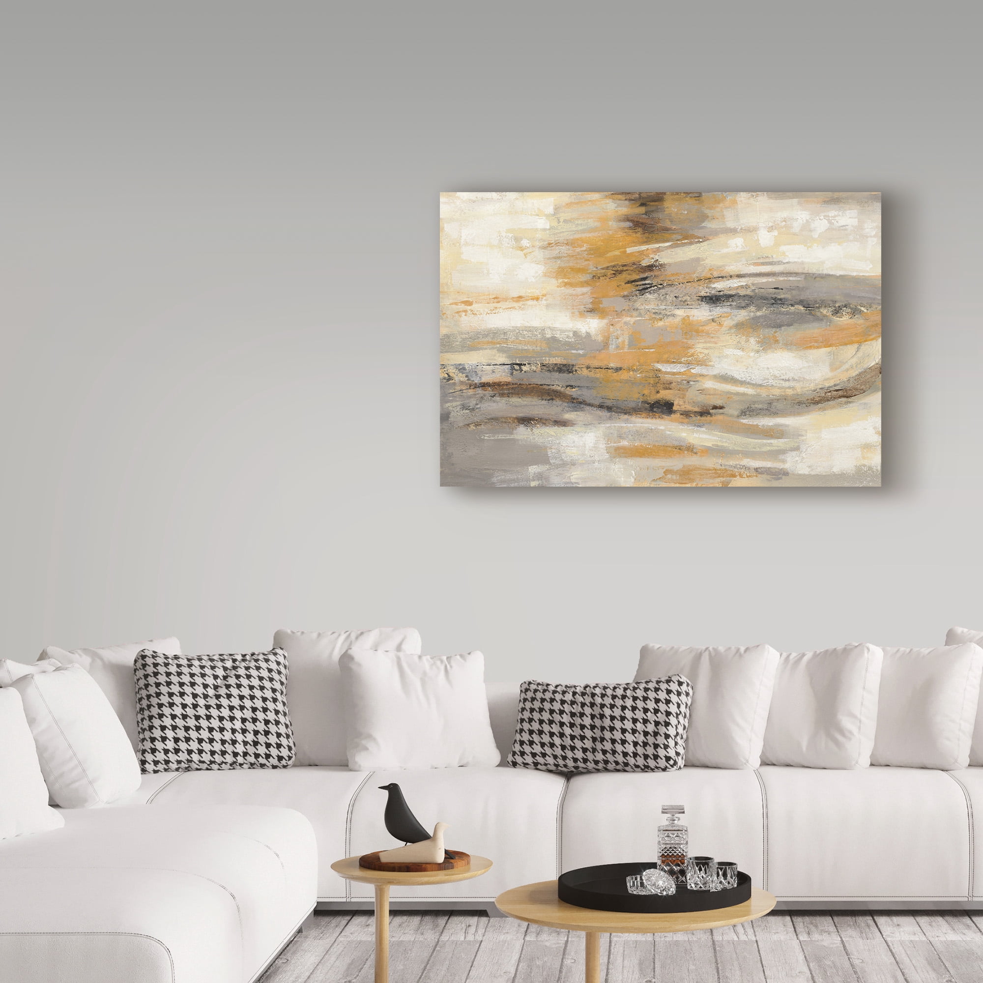 Trademark Fine Art 'Golden Dust' Canvas Art by Silvia Vassileva