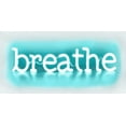 thumbnail image 2 of Carr, Hailey 14x9 White Modern Wood Framed Museum Art Print Titled - Neon Breathe AW, 2 of 4
