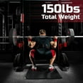 thumbnail image 3 of FitRx Bumper Plates Weight Set for Home Gym, Total Weights 150lb., 3 of 8
