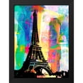 thumbnail image 2 of Stephen Chambers 25x32 Black Modern Wood Framed Wall Art Titled - Eiffel 1, 2 of 6