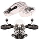 thumbnail image 4 of es de manos para motocicleta es de manos universale , compatibles con mayoría de s motocicleta scooter Gris Macarena Paramanos de moto, 4 of 8