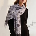 thumbnail image 7 of FAHXNVB Winter Scarf for Women Casual Long Print Tassel Shawl Wrap Soft Lightweight Thick Warm Fringed Scarves, 7 of 7