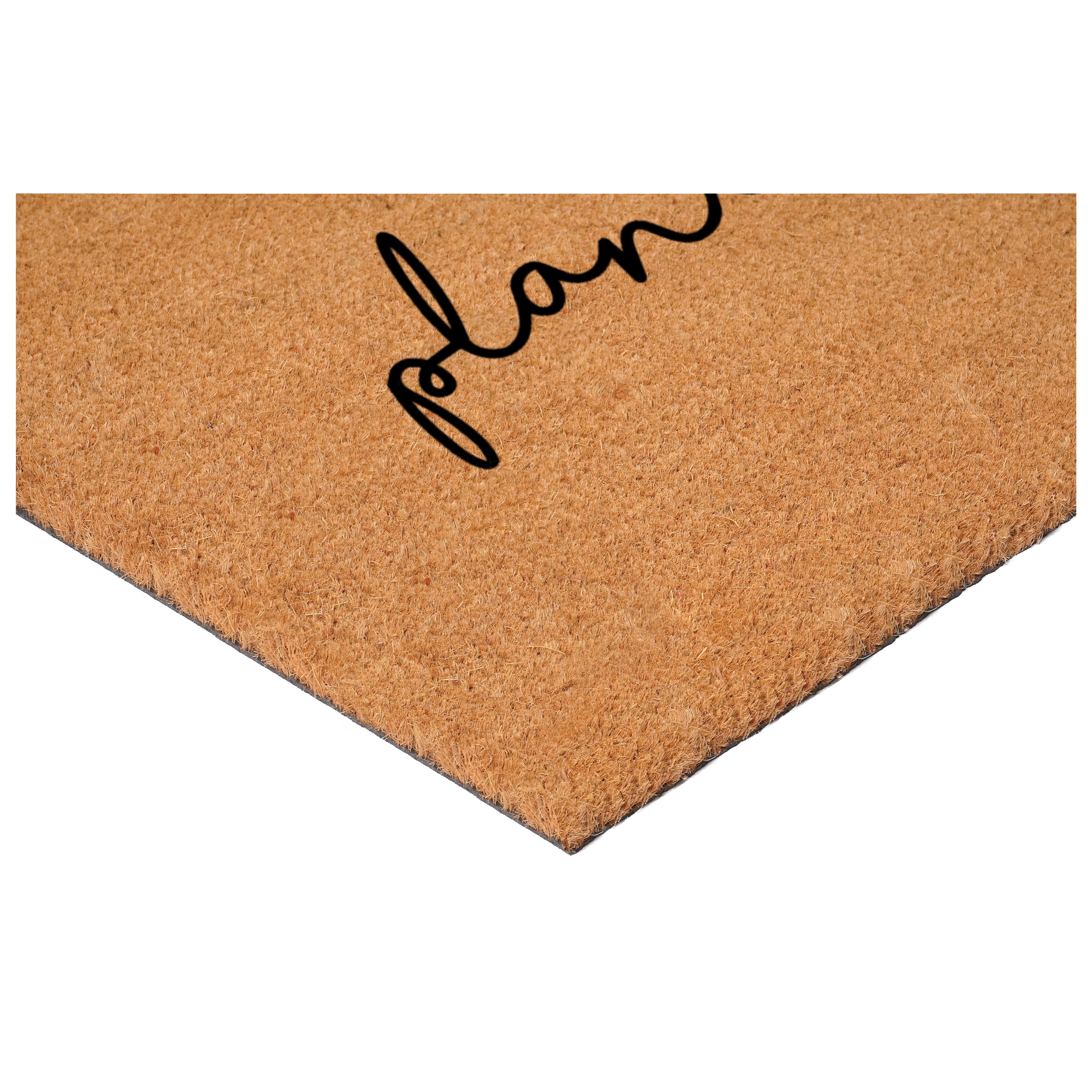 Plant Lady Bloom Non Slip Vinyl Backing, Front Door Mat, Entryway Door Mat, 24"x36"
