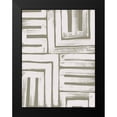 thumbnail image 2 of Vess, June Erica 19x24 Black Modern Framed Museum Art Print Titled - Maze Interlock IV, 2 of 5