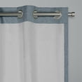 thumbnail image 3 of Brookstone Renwick Solid Total Blackout Grommet Top Single Curtain Panel, Ink Blue, 50 x 63, 3 of 8