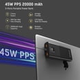 thumbnail image 5 of TECHSMARTER 20000mah 45W USB-C Laptop Power Bank with Samsung Super Fast Charging, Portable Charger Compatible with iPhone, Galaxy, iPad, MacBook, Chromebook, Steam Deck, Android, 5 of 11