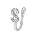 thumbnail image 4 of Clip On Nose Rings For Women Non-Pierced Nose Hoop Ring Adjust Nose Cuff, 4 of 9