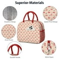 thumbnail image 4 of Lunch Bag Lunch Box for Women Reusable Insulated Lunch Bags,Water-Resistant Cherry Pattern Cooler Lunch Tote Bag, Large Capacity for Work Travel Picnic, 4 of 6
