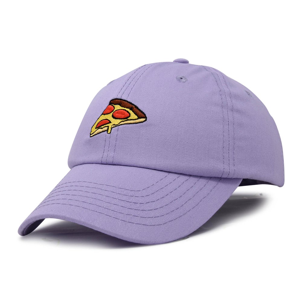 DALIX Pizza Slice Hat Baseball Cap Lavender