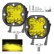 thumbnail image 1 of Faros De Lupa Focos 44 Led Spot Luz Ámbar 80w Para Auto Moto, 1 of 8