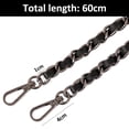 thumbnail image 2 of Correa de cadena para bolso, correa de cadena de cuero de 60 cm, cadenas para bolsos, correas para bolso, correa de repuesto para cuerpo cruzado y hombro, 2 of 5