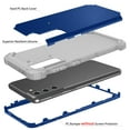 thumbnail image 3 of Samsung Galaxy S21+ Case, Dteck Heavy Hybrid Rugged Shockproof Case, Support Wireless Charging, 3 in 1 Full Protective Cover for Samsung Galaxy S21+/S21 Plus 5G, Blue, 3 of 7