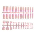 thumbnail image 4 of Yoyauz 48 Pieces Of Long Coffin Nail And Toe Press Kit, With French Fake Nail Press Patch Rhinestones, Square Almond Shaped Toenails, Summer Short Women'S Fake Toenails, 4 of 6