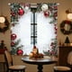 thumbnail image 4 of Christmas Polyester Snowflake Christmas Ball Festival Printed Curtains, 4 of 4