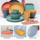 thumbnail image 3 of 48Pcs Unbreakable Dinnerware Sets for 4 People, Camping Plates and Bowls Set, Picnic Dinner Sets, S, 3 of 5