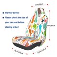 thumbnail image 3 of Wukai Animals Full Set Car Seat Covers with Soft Padding Universal Auto Front Seats Protector and Cushion Mat, 3 of 5