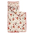 thumbnail image 2 of Beige Christmas Santa Pattern Toddler Nap Mats for Kids Preschool,50"x20" Sleeping Mat Bag or Kids,Toddler Sleeping Bag,Toddler Nap Mat or Daycare, 2 of 6