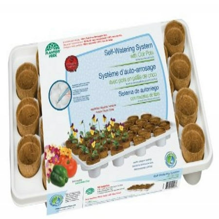 Coir Coconut Fiber - Planters Pride RZ.WTR0C Self-Watering System with Fiber Grow Coconut Coir Pots