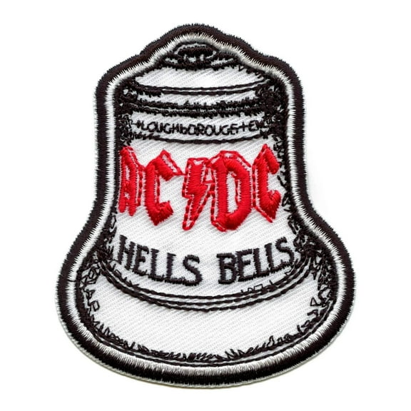ACDC Patch Hells Bells Embroidered Iron on