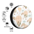 thumbnail image 4 of Zufioo Air Balloon and Flower Print Car Tire Dust Cover, Adjustable Tire Protector Cover Anti-UV, Car Accessories for Trucks, SUVs, Vans-14 inch, 4 of 6