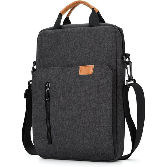 shiyou-Vertical Laptop Case Computer Bag for 13-13.3 Inch MacBook Air/Pro Computer Notebook, Waterproof Protective Lightweight Laptop Computer Cover Bag, Deep Gray