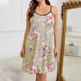 thumbnail image 2 of Levmjia Womens Sleepwear Nightgown Plus Size Floral Printed Sleeveless Suspenders Loose Comfortable Sleep Dress Home Nightwear Soft Breathable Sleeping Wear, 2 of 5