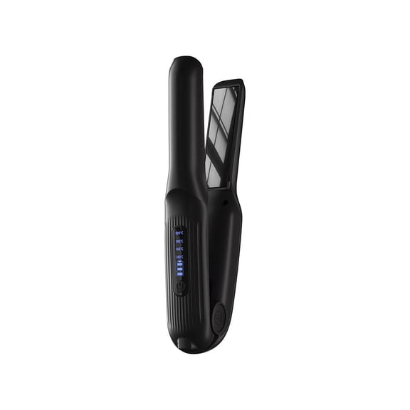Cordless Hair Straightener Brush – 4000mAh Rechargeable Travel Flat Iron, 4 Heat Settings 140-200°C, Ceramic Anti-Scald Styler for Women & Men, Type-C Fast Charging, Portable Mini Hair Tool