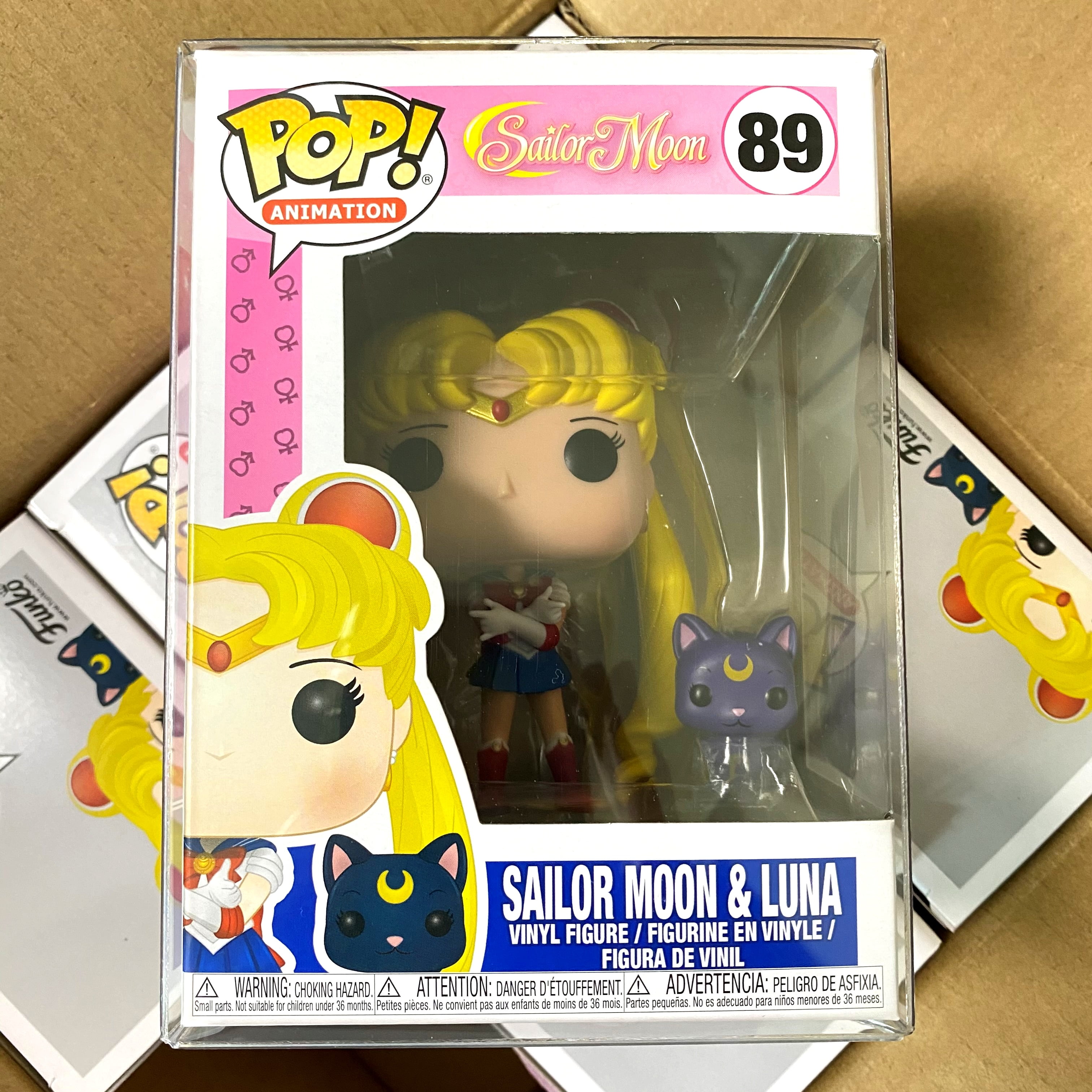 Sailor Moon Pop Funko Sailor Moon & Luna Vinyl Figure Animation n° 89 